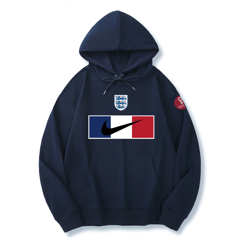 Men's England World Cup Soccer Hoodie Navy 001 Men's England World Cup Soccer Hoodie Navy 001